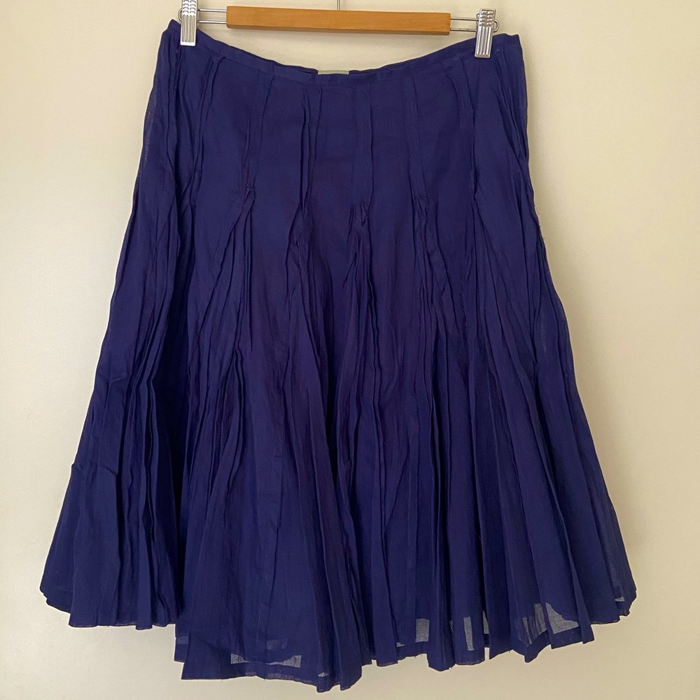 Odille blue / purple skirt from Anthropologie